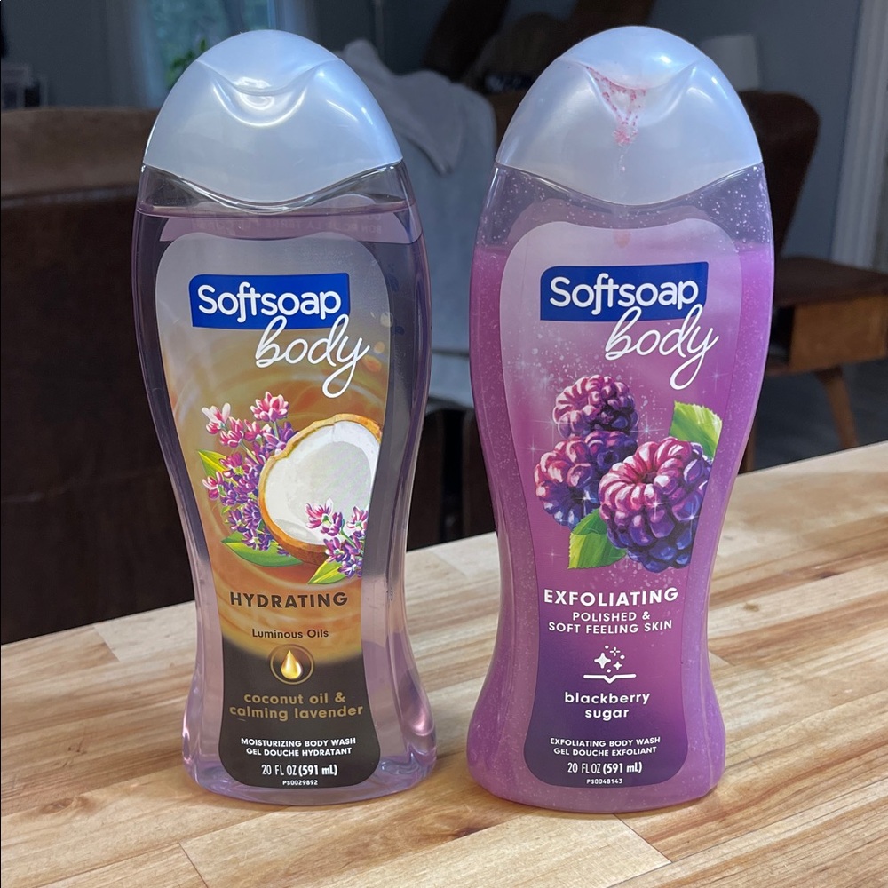 Softsoap Body Wash Set - Coconut Lavender & Blackberry Sugar